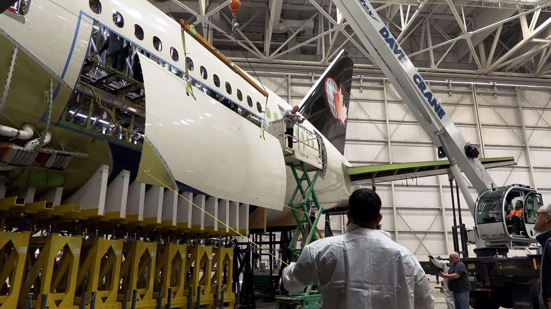 How passenger planes are given a second life as cargo jets