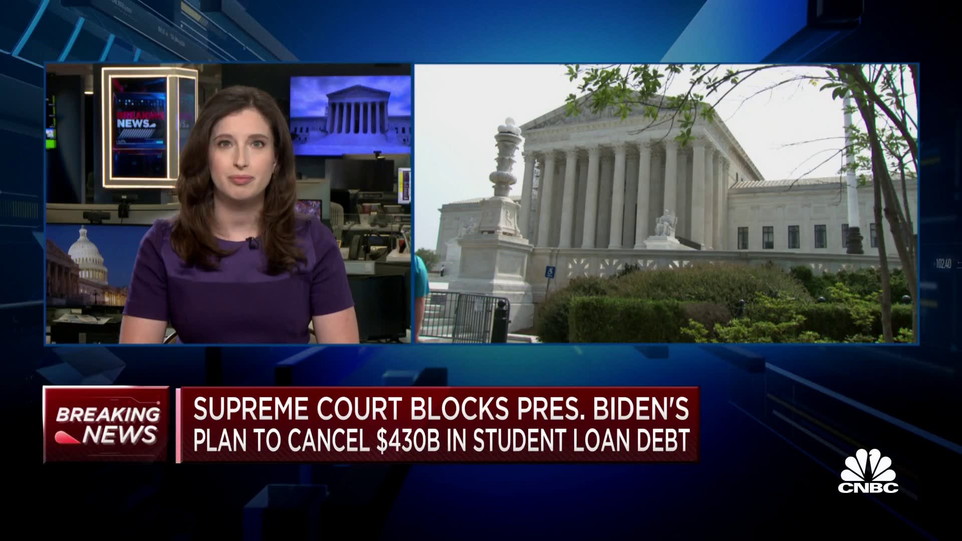 Supreme Court blocks President Biden's plan to cancel $430 billion in student loan debt